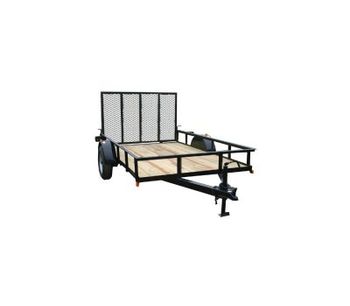 Model 616TG - 76 In. x 16 Ft. Utility Trailer, Tandem Axle