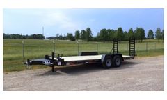 7 Ton Tag-A-Long Low-Pro Equipment Trailers