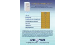 Stabiliti - Model 30C - Dual Port Power Conversion System 30 kW - Datasheet