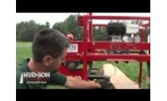 2014 Hud-Son 328 Portable Sawmill, Woodmizer Bandblade, Saw Mill, Chainsaw Video