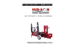 Hud-Son Little Brute Firewood Processor Owner’s Manual