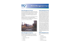 Waste Management Services Brochure