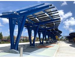 Project - Lumos LSX Solar Canopy helps Lauderhill Mall go for the LEED Gold