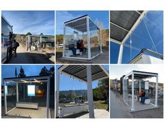 Solar-powered transit shelter, the SolarStop, has arrived!