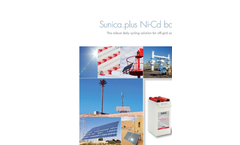Sunica - Model Plus - Battery Brochure