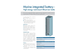 Saft - Marine Integrated Battery System Brochure