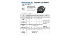 SBE - Model 700D651 - Power Ring Film Capacitor - Brochure