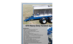 Newton - Model 47H - Tandem Axle Fertilizer and Lime Spreader Brochure