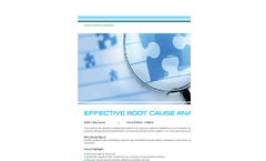 Effective Root Cause Analysis - Tech sheet