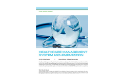 Healthcare Management System Implementation - Tech sheet