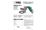 Model PRO20-012AD 12V 20 GPM - Fuel Transfer Pump - Manual