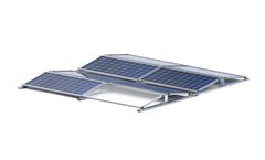 KB-Racking - Model AeroRack East West - Rail-Based Solar Panel Mounting System