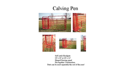 Calving Pen Brochure