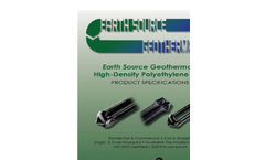 Earth Source - Geothermal HDPE Pipe Brochrue