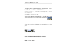 Greenhouses with Photovoltaic Panels Brochure