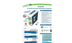 Model DTS DC - DC Energy Sub-Meter with Remote Communications Brochure