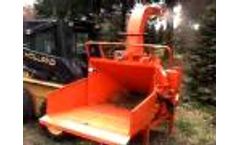 Salsco 826 Wood Chipper with Skid Steer Option Video