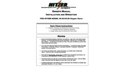 	Hitzer - Model 50-93 - Gravity Fed Hopper Stove - Brochure