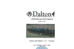 Dalton - Model DW C/S Split Series - Anhydrous Ammonia Toolbars - Manual