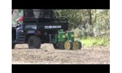 UTV Hitchworks - Cushman 1600 XD Using the Farmboy Sport with a 2-Row Planter Video