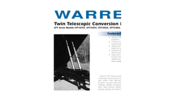 Warren - Model CFT - Twin Telescopic Conversion Hoists Brochure