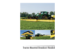 Model 645 - Tractor-Mounted Suspended Boom Broadcast Hooded Sprayer Brochure