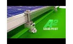 Solar panel mounts for metal roof Video