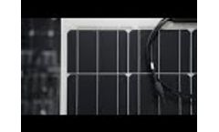 Sungold 100W lightweight solar panel Video