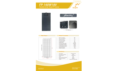 Sungold - Model FP Series - Back Sheet Semi-Flexible Solar Panels Brochure