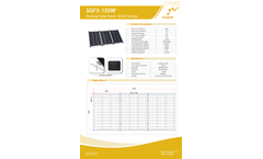 Sungold - Model SGF Series - Folding Solar Panels Brochure