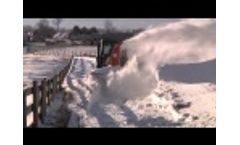 Snocrete Agricultural Snow Blower by Fair Manufacturing - Video