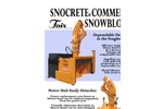 Loader Mount Snowblower Snocrete Commercial D Series - Brochure