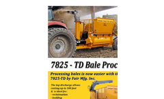 Fair - Model 7830 - Round Bale Processor - Brochure