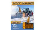 Snocrete - Model C - PTO Driven Snow Blower