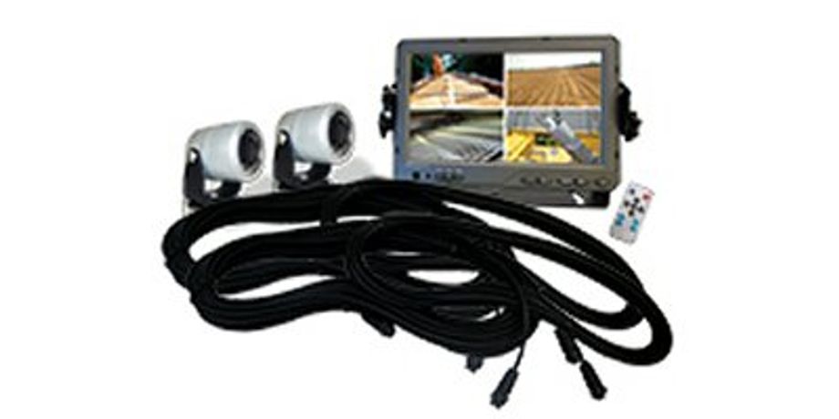 AgCam - Model DMAC-7MQ-C2 - 7in Quad Monitor Double Camera Kit
