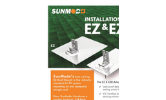 Sunmodo - Model SMR - Pitched Roof System - Brochure