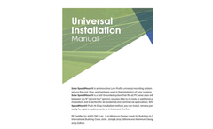 Solar SpeedMount Mounting System Installation Manual
