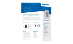 Yaskawa - Model D1000 - Regenerative Converter - Brochure
