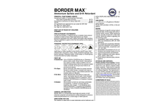 Border - Model Xtra 8L - Liquid Activator Adjuvant - Brochure