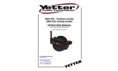 Yetter - Model 2995 XCC - Xtreme Cutting Coulter - Brochure