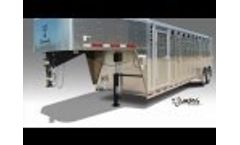 Gooseneck Livestock Trailer by Wilson Trailer-Video
