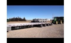 Custom Harvester Drop Deck Implement Trailer by Wilson Trailer-Video