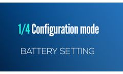CBI2801224A Battery Setting 1/4 Configuration Mode - Video