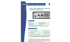 Portable Intrinsically Safe Portable Oxygen Analyzer EC92DIS Brochure