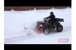BOSS ATV Straight Blade Plow in Action Video