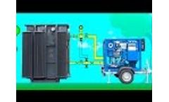 Oil Reclamation. TSS Allows to Reclaim Oil on ENERGIZED Power Transformer Video