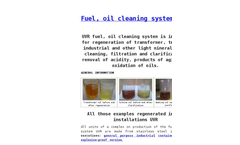 Fuel & Oil Cleaning Systems - Brochure