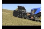 NH T9 615 Pushing Silage Video