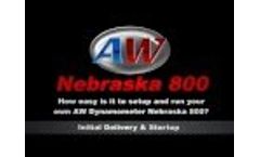 AW Dynamometer Nebraska 800 Initial Setup & Test Video