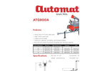 Automatic - Model ATG900A - Auger Discharge for Large Capacity PTO Trailer Mills - Datasheet